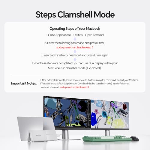Image of USB C Docking Station Dual Monitor for MacBook Pro /Air, 11-in-1 MacBook Docking Station with Stand, 2X 4K@60Hz HDMI, 100W PD, Ethernet, SD /TF, 10Gbps USB A /C for M5 /M4 /M3 Pro /Max - Silver