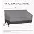 Easy-Going Waterproof Outdoor Loveseat Cover Heavy Duty Patio Furniture Couch Cover Windproof Durable (54Wx38Dx35H inch, Gray/Dark Gray)