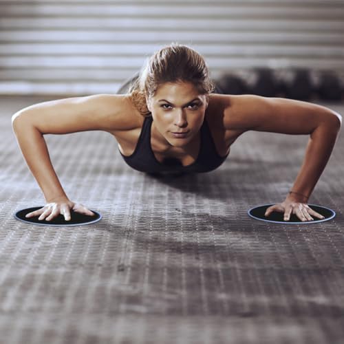 Exercise Core Sliders, Dual Sided Exercise Gliding, Core Sliders for Working Out, Exercise Sliders for Abs Legs and Butt, Home Ab Pads for Full Body Workout, CrossFit & Cross Training - Image 5