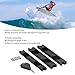 Bnineteenteam Future Fin Box Converter Adapter, 3pcs Lightweight Portable Professional Plastic Surfboard Fin Plug Conversion Kit with Fin Key Screws