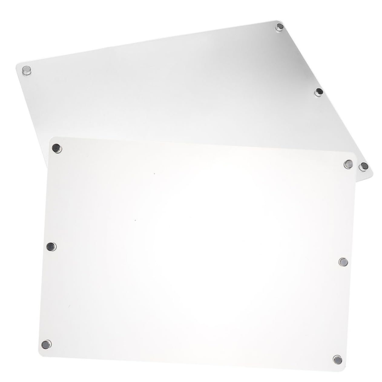 Magnetische Trockenlöschtafel Für Kühlschrank 2 Stück Acryl-schreibtafeln Klare Planungstafeln Wiederverwendbar