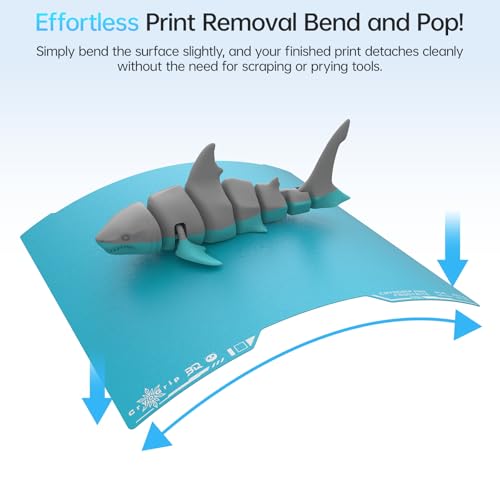 Image of BIQU CryoGrip Pro Frostbite for Bambu-Lab H2D /H2S 3D Printer 355x346mm Cold Build Plate Room Temperature Print Double Sided Upgrade Spring Steel Sheet Removable Surface Platform