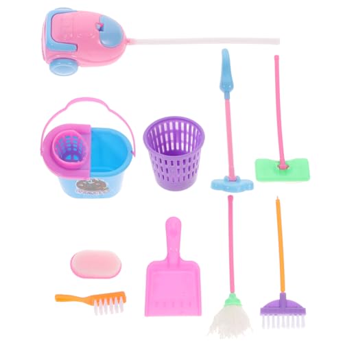 BESPORTBLE 1ensemble Set De Jouets De Nettoyage pour Garçon Fille De Accessoires De Jeu De Rôle pour Filles Et Garçons Équipement De Ménage Miniature Couleur Aléatoire Développe Les