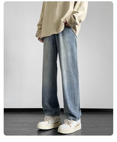 Pants Trousers Denim Spring Youth Style Versatile Jeans Men's Straight Tube Comfortable High End2