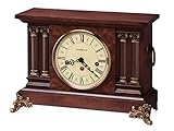 Howard Miller Kellogg Mantel Clock 547-717 – Mechanical, Americana Cherry Home Decor, Key-Wound, Single-Chime Movement