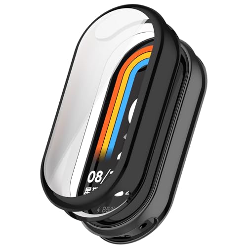 For Xiaomi Smart Band 10 �P�[�X �V���I�~ �X�}�[�g�o���h10 �\�t�g�P�[�X�ylarfbulroc�z�S�ʕی� �ϏՌ� �_�炩�� ���b�L �E���ȒP TPU �E�I�b�` �ی�P�[�X �����^ �J�o�[ Xiaomi Band 10 / mi 