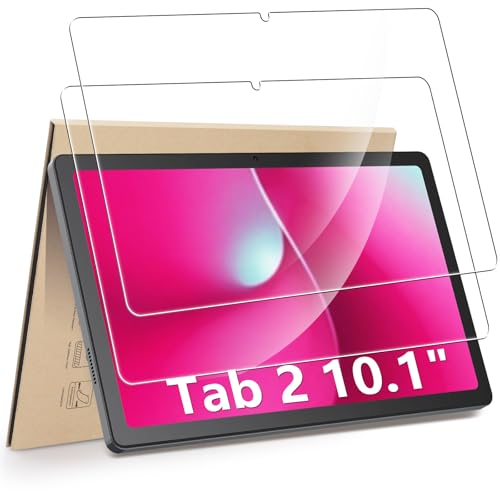 Hianjoo 2-Pack Screen Protector Compatible with T-Mobile REVVL Tab 2 10.1 Inch Tablet 2025 Release Tempered Glass Film [HD Clarity] [9 Hardness] [Anti-Scratch]