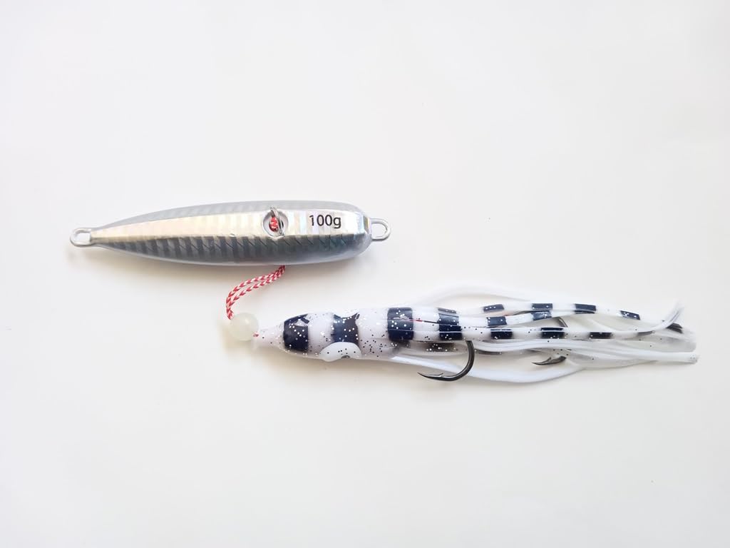 Amazon.co.jp: インチク 100g 5色あり 夜光玉付 蓄光 オモリ部分8.5cm
