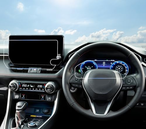 SHAOHAO 3�_�Z�b�g 5������ �V�^ �g���^ rav4 50�n �ی�t�B���� ��p 10.5�C���` �i�r �����K���X�t�B����+2��12.3�C���`���[�^�[+2��PET���G�A�R���p�l���t�B���� �L�Y�h�~ ����h�~ �ɔ� �����x�^�b�` ���ȋz�� �\�t�ȒP 