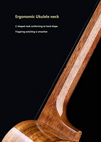 Concert Ukulélé, Acacia Wood Bois Entier Professionnel Classique Yukulele Avec Sac, Kit Débutant-Tenor - Les Beatles, Paul McCartney, John Lennon, RIngo Starr, George Harrison Concert Ukulélé, Acacia Wood Bois Entier Professionnel Classique Yukulele Avec Sac, Kit Débutant-Tenor – Image 8