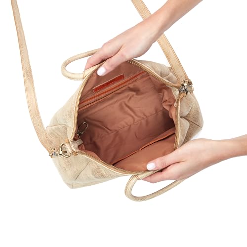 Image of HOBO Sheila Medium Leather Satchel, Crossbody Bag for Women with Top Handle
