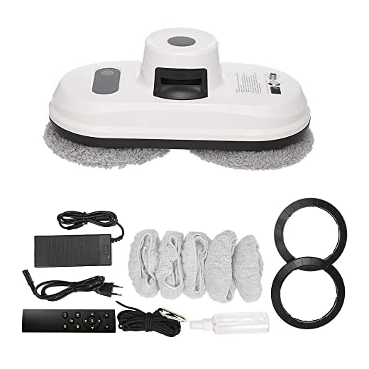 Tomshin Robô elétrico de limpeza de janelas, aspirador de vidro automático, robô de limpeza de vidros, controle remoto, forte adsorção a vácuo