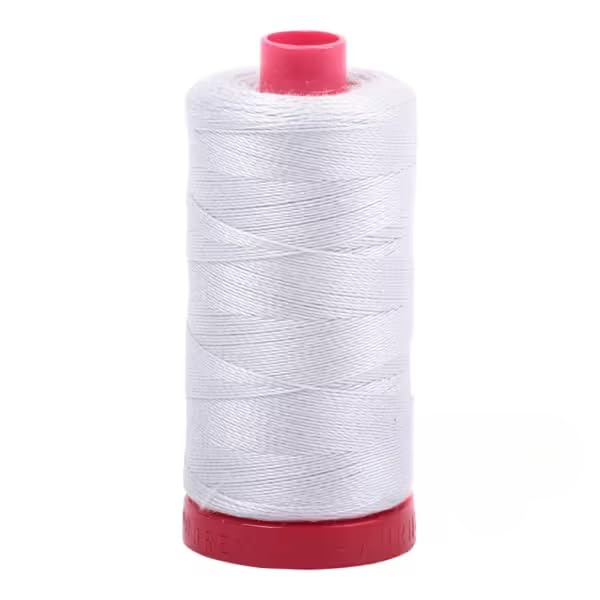Aurifil hilo de algodón Mako 12wt 356 yardas miniatura 1