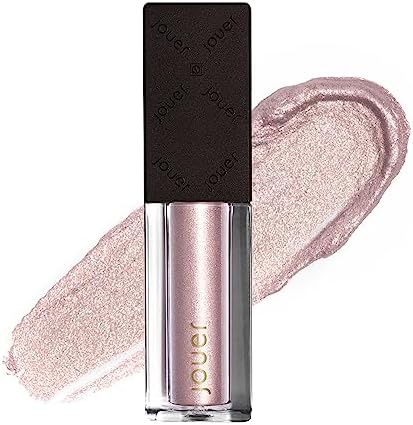 Jouer Paris Lights Eye Paints - Metallic Liquid Eyeshadow - Long Lasting & Crease-Proof Shimmer Cream Eyeshadow - Smooth Chrome Finish, Lamour