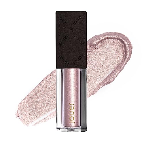 Jouer Paris Lights Eye Paints - Metallic Liquid Eyeshadow - Long Lasting & Crease-Proof Shimmer Cream Eyeshadow - Smooth Chrome Finish, Lamour #TOP17
