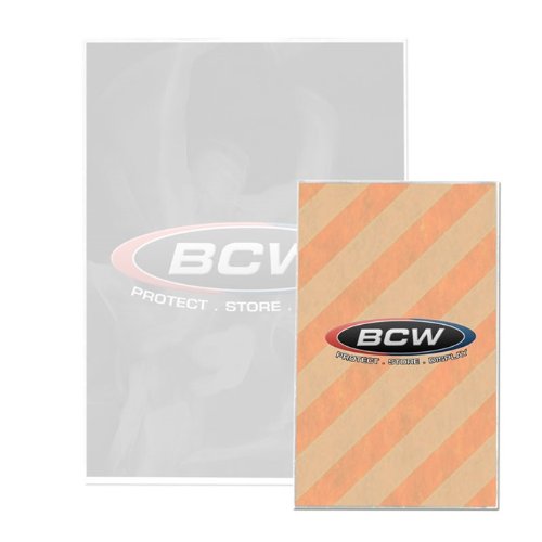 BCW Tobacco Card Sleeves | Acid-Free, Archival Quality Clear Polypropylene | 100 Sleeves per Pack | Fits Tobacco Topload Card Holder | Protect, Store, and Display Collectible Trading Cards