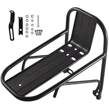 Kowaku Bike Cargo Rack for Both V Brake and Disc Brake Compatible with Front Fork - Pannier Rack for Touring