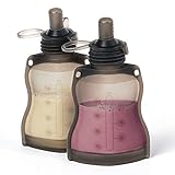 haakaa Silicone Food Pouches, Refillable Baby Food Pouches, Reusable Squeeze Pouches for Baby Food,...