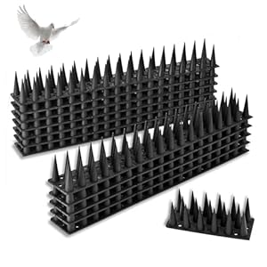 Wumeijiaju 12 Stück Vogelabwehrspikes Kunststoff