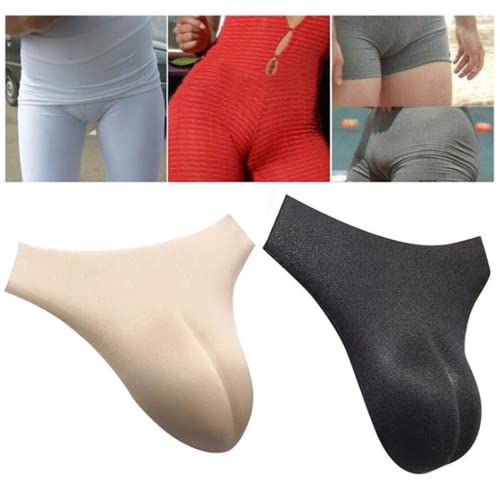 Men's Crossdressing Transgender Camel Toe Fake Underwear Insert Pad/Fake Vagina Pad Hiding Shaping Panty #24