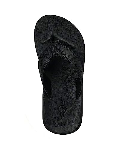Image of REDVOLUTION New Boys' Beach Sandal TRIBAL Tattoo | Geometric Bali Flip-Flop Sandals