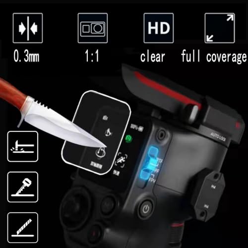 Image of M.G.R.J Tempered Glass Screen Protector for DJI RS 3 / DJI RS 3 PRO /DJI RS 4 / DJI RS 4 PRO【3 Pcs】(Transparent)