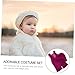 WATIIFUFU 1set Delicate Romper Set Fashionable Knitted Hat Skin-friendly Overalls Funny Photo Props for Newborn Photography Comfortable and Breathable Design