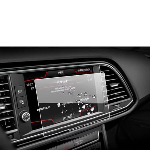 Protecteur d'écran GPS voiture Leon X-Perience 2017 film affichage central navigation 8 pouces