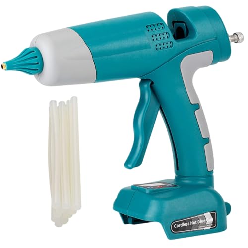 Pistola de pegamento caliente y palos establecidos portátiles de temperatura ajustable ajustable pistola de pegamento caliente para artes y manualidades bricolaje