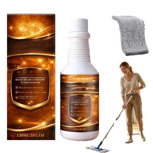 CIKSONT Wood Floor Restorer, Restoration Of All Types Of Flooring, Restore The Luster And Texture Of The Flooring, Hardwood Floor Furniture Polish And Restore Spray, High-Solids Floor Polish (1PCS)