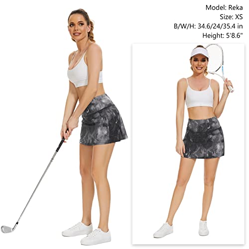 Lightbare Pleated Tennis Skirts For Women With Shorts Pockets High Waisted Athletic Golf Skorts Upf 50+ Quick Dry Sports #TOP6