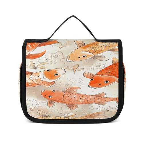 Trousse de toilette de voyage imprimé émeraude ambre homme femme