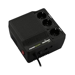 Tecnoware Stabilizzatore di Tensione 1000VA per modem, router, PC e piccoli dispositivi elettronici, protegge da sbalzi di corrente, non è un UPS, pronto all’uso
