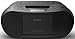 Sony Portable Full Range Stereo Boombox Sound System with MP3 CD Player, AM/FM Radio, 30 Presets, Headphone and AUX Jack - Bonus DB Sonic CD Head Cleaner