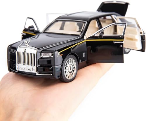 Image of Kids Toy car Playsets 1:32 Scale Die cast Metal Car Pull Back Light Music Kid Pull Back Metal Cars with 4 Openable Doors Light and Musical Sound (Multi)
