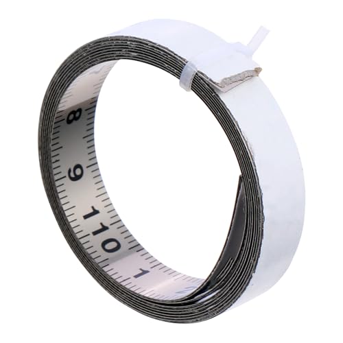 Cinta Métrica Adhesiva de Acero OSALADI 78" Plata miniatura 1