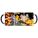 Dragon Ball farbwechsel tasse,Keramik-Kaffeetasse mit wärmeempfindlicher Wärmeänderung Neuartige zaubertasse,E
