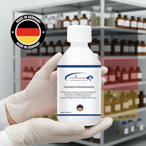 Canisphere Relaxx-Komplex Hund & Katze - Ergänzungsfutter bei Stress, Angst & Nervosität - Entspannung für Hunde & Katzen