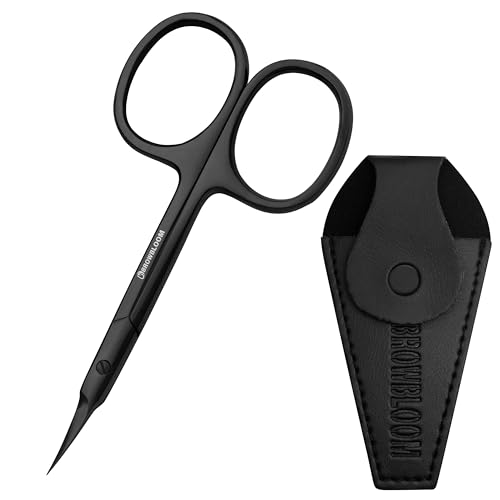 Precision Cuticle Scissors for Manicure, Pedicure, Eyebrow, and Eyelash Grooming - Extra Sharp Multi-Color...