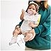 FDCQDL 22Pollici Bambole Reborn Toddler, Bambole Vere Neonate, Bambole Reborn Femmine Piccole, Giocattoli Regalo per Bambini