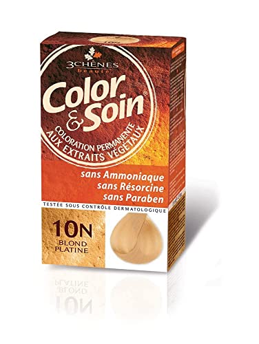 Les 3 Chênes Color & Soin Coloration Femme - Blond Platine : 10N Cover
