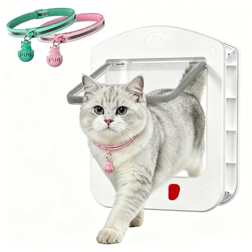 HIDROSIL Cat Door for Door with Magnetic Collar