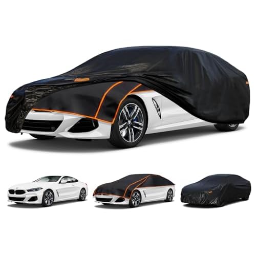Kayme Hail Protector Car Cover Custom Fit for BMW 8-Series 2 Door, Anti Hail Blanket with Multilayer Thickened Design, Hail Proof & All Weather Outdoo