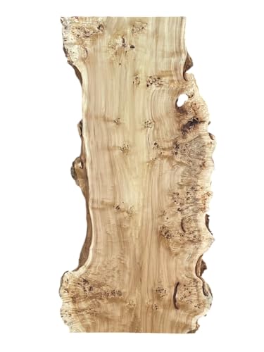 ポプラ A320 特大 一枚板 乾燥材 瘤 レジン用 棚板 カウンター テーブル DIY 天板 テレビボード (未塗装品)