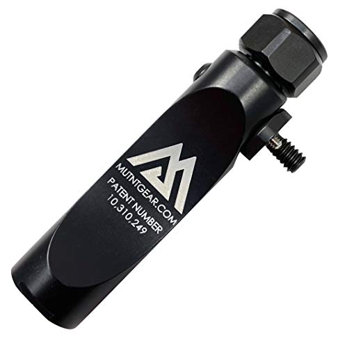 Mutnt Binocular Tripod Adapter 1/4-20 Quick Detachable Mount (Black)