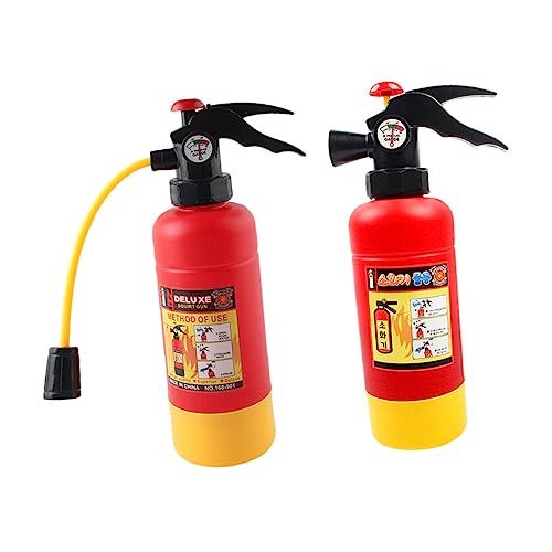BESPORTBLE Extintores De Agua Juguetes Acuáticos para Niños, Tamaño Pequeño, Plástico Seguro, Ideales para Playa y Piscina, Simulación De Bomberos, Set De 2 Piezas