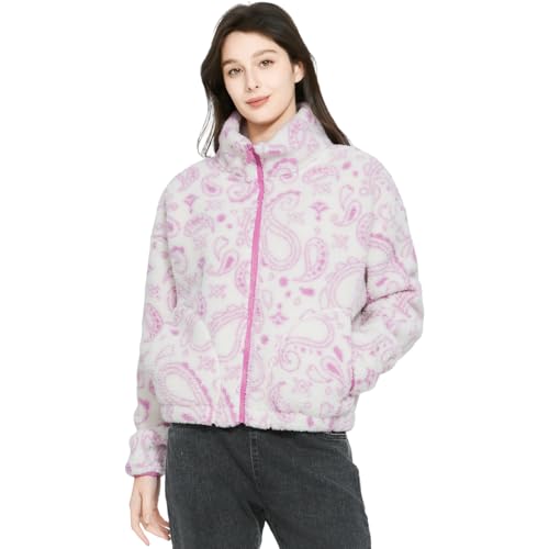 Women's Fleece Jackets Full Zip High Collar 290G Thickened Coats Long Sleeve Casual Outdoor Jacket2
