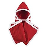 Hudson Baby Unisex Baby and Toddler Hooded Animal Face Plush Blanket, Santa, One Size