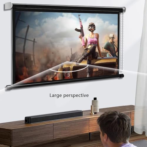 Pantalla de proyector manual de 60 pulgadas (4:3) miniatura 5