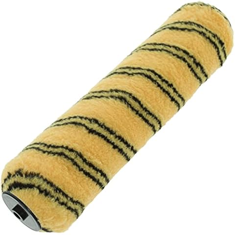 Coral 41464 Max Coat Paint Roller Cover Walls Ceilings Long Pile Woven Sleeve Fabric Emulsion Trade Tiger Stripe 12 inch Cover